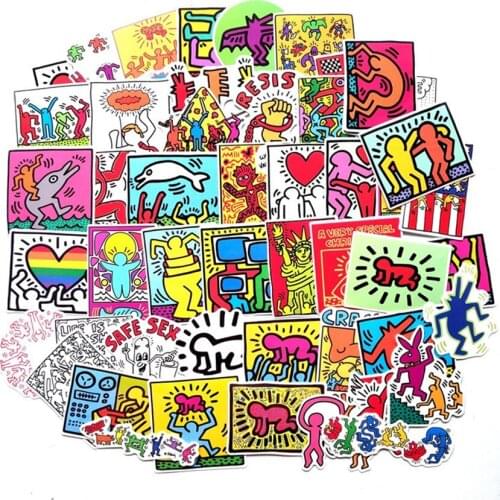 10/30/50PCS Cartoon Creative Behavior Art Graffiti Stickers Notebook Suitcase Waterproof Guitar Decoration Stickers Wholesale