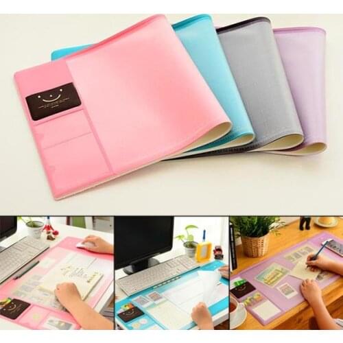 1 Pcs Large Mouse Pad Multi-function Desk Mouse Mat Waterproof Office Desk Protector Mat UY8