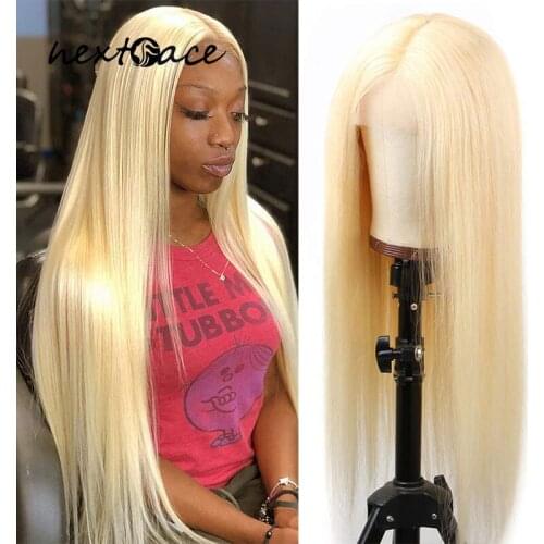 Brazilian 150 Density Straight 613 4x4 Lace Closure Wigs 13x4 13x6 Lace Front Human Hair Blonde Wigs
