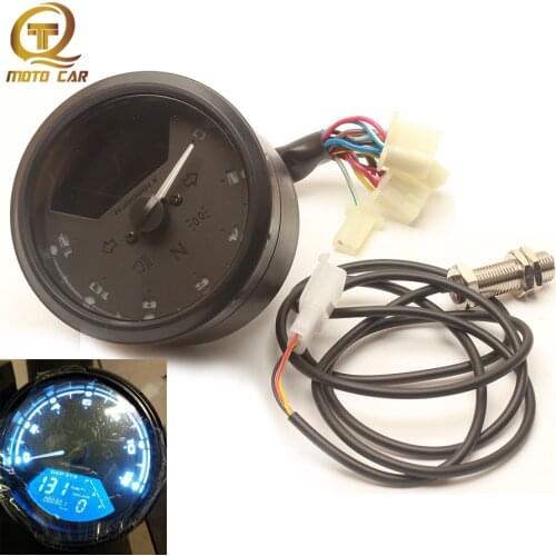 Motorcycle Speedometer Odometer Tachometer Instrument Oil LCD painel digital moto gear indicator FOR Honda cafe racer nmax