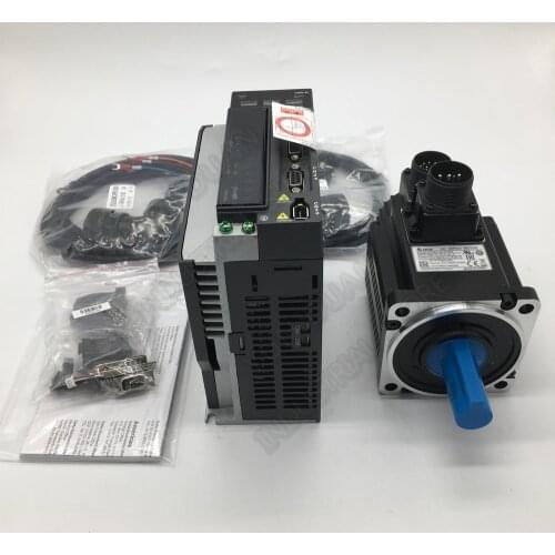 Delta A2 1000W 220V 1PH/3PH 1KW 100MM 3000-5000rpm 3.18NM 7.3A 22mm Shaft ASD-A2-1021-L ECMA-C11010RS AC servo motor drive kits