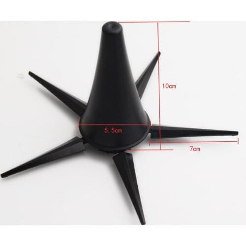 Clarinet Holder Saxophone Tripod Stand Metal Leg Detachable Portable Foldable for Oboe Flute Sax Bell Wind Instrument