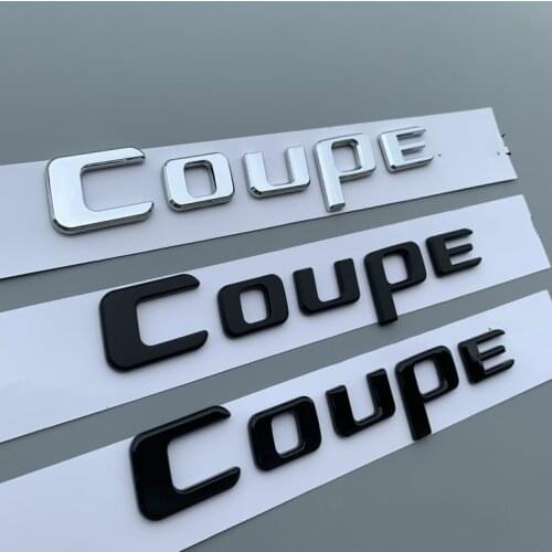 For Mercedes-Benz W204 W205 W213 W218 C-class E-class C260 E260 Coupe Emblem Rear Trunk Letter Nameplate