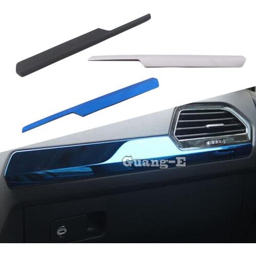 For Volkswagen VW TiguanL Tiguan L MK2 2016 2017 2018 2019 2020 Car Cover Trim Glove Armrest Console Control Dashboard Panel