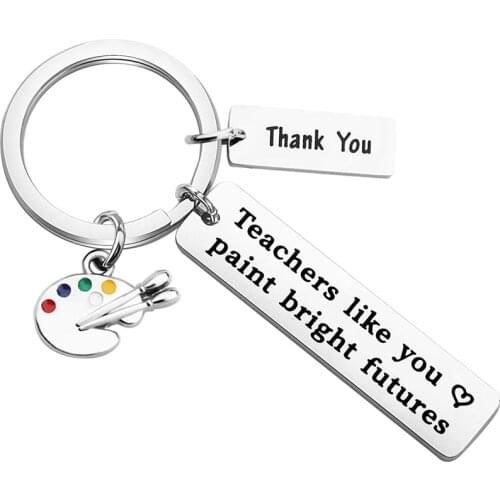 Art Teacher Gifts Keychain Keyring Teacher Like You Artist Painter Colorful Painter Jewelry Artist Gift Art Teacher Gifts