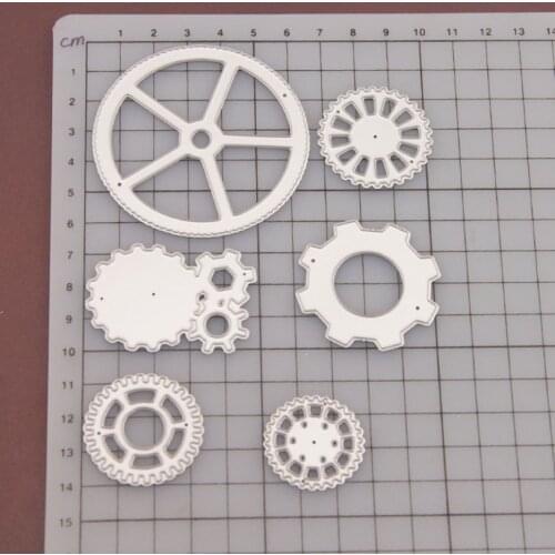 Circle Wheel Gear Classic Cutting Dies DIY Scrapbooking Photo Album Embossing For Gift Card Making Supplies Handcraft 2020