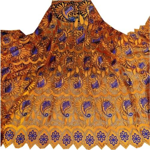 SJ Lace Nigerian Cord Lace Fabric 2021 High Quality Lace African French Guipure Lace With Stones Embroidery Swiss Voile H5-33