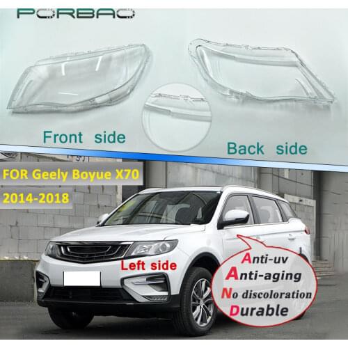 Headlight Lens Cover For X70 2014 2015 2016 2017 2018 Headlamp Clear Auto-Shell-Cover Replacement DIY