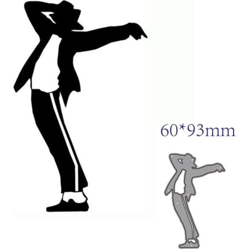 Metal cutting dies cut die mold Dancing man decoration Scrapbook paper craft knife mould blade punch stencils dies