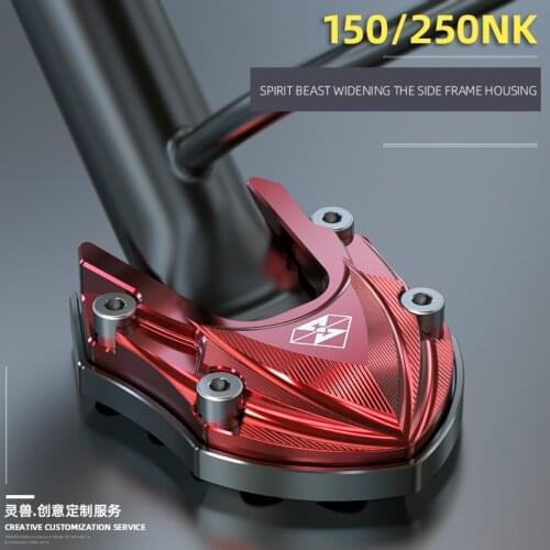 Motorcycle Spirit Beast Footrest Pad Enlarger Side Stand Support Cover for CFMOTO 150NK 250NK