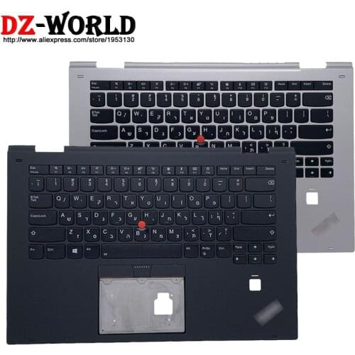 Shell Upper Case Palmrest with Backlit Hebrew Israeli Keyboard for Lenovo Thinkpad X1 Yoga 2nd Gen Laptop Cover 01LV015 01HY815