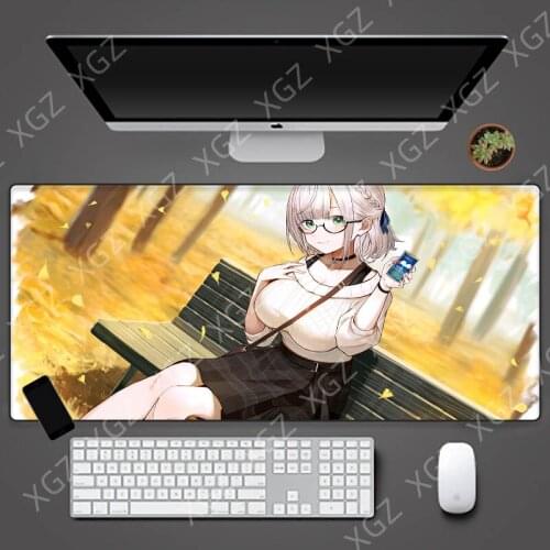XGZ Top Quality Anime Summer Girl Landscape Rubber Mouse Durable Desktop Mousepad Free Shipping Large Mouse Pad Keyboards Mat