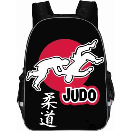 Martial Judo Backpack Taekwondo Karate Aikido Jeet Kune Do Animal Women Men Boys Girls Kids Teenager School Bags Mochila Bolsa