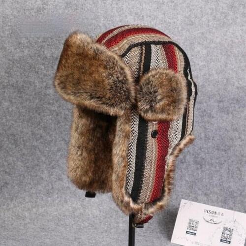 Bomber Hats Thickened Ear Protection Cotton Cap Cycling Men and Women Pilot Hats