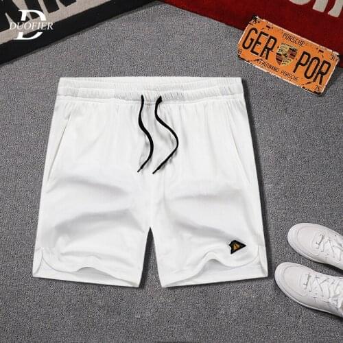 2021 New Men Jogger Shorts Solid Color Summer New Casual Short Sweatpant Mens Sportswear Hip Hop Workout Shorts Loose Breathable