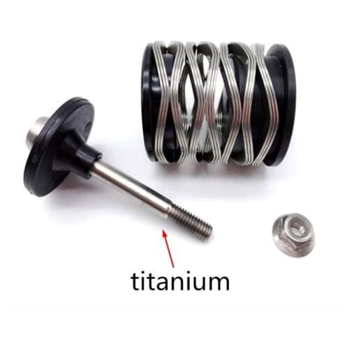 Folding bicycle rear shock absorber titanium screw for brompton bike Ultra-light shock absorber