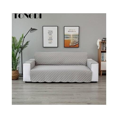 Tongdi Modern Thick Luxury Sofa Cover Elegant Towel Throw Pet Slipcover Anti-skid Seat Couch 1/2/3 Seat For Parlour Living Room