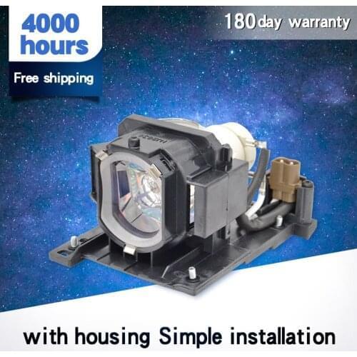 DT01022 Replacement Projector Lamp for Hltachi CP-RX80W / CP-RX78 / ED-X24 / CP-RX78W /CP-RX80 /ED-X24Z with housing
