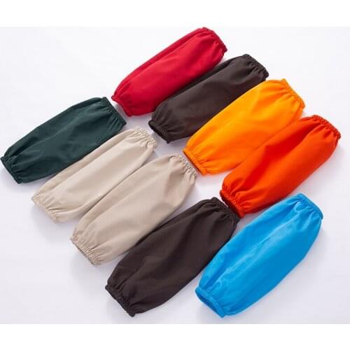 18143 18144 The same long sleeve cuff anti-staining sleeve cotton for restaurant hot pot restaurant fruit shop
