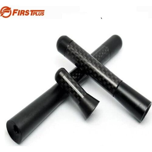 3.5/8/12cm Car Antenna FM AM Carbon Fibre Short Auto Aerial Decoration Antena For MINI Cooper S R55 R56 R60 Clubman Countryman