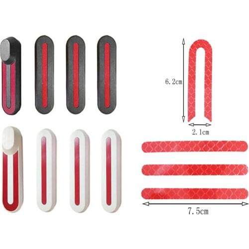 Scooter Front Rear Wheel Tyre Cover Hubs Protective Shell Case Sticker For Xiaomi M365 Electric Scooter Skateboard Parts 4PCS
