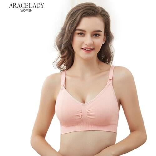 Nursing Bra Pregnant Women Underwear Breast Feeding Breastfeeding Maternity Bra Front Buckle Nursing bras For Mothers 2020 New