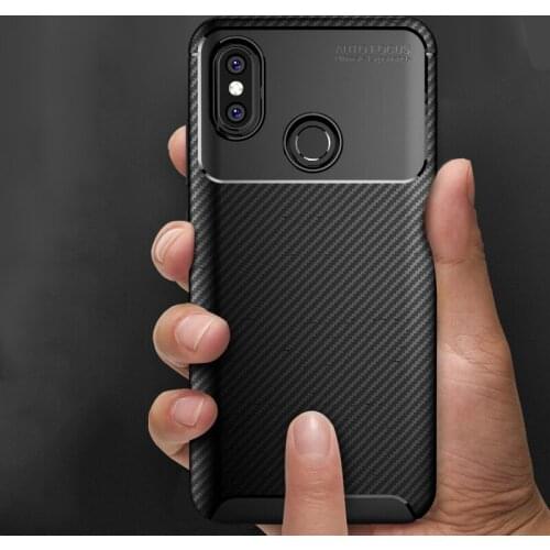 Xiaomi Redmi 6 Case Redmi 6 Pro Carbon Fiber Case Colored Rugged Armor Silicone TPU Skin Shockproof Cover For Redmi 6A Redmi6