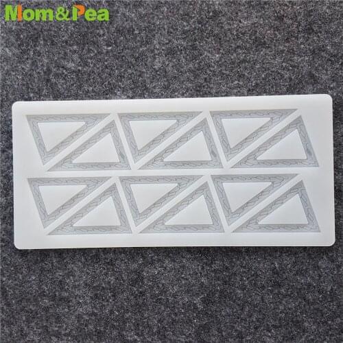 CX132 12-Trigon Silicone Mold Chocolate Ornamental Fondant Mould Cake Decoration Insert Tools