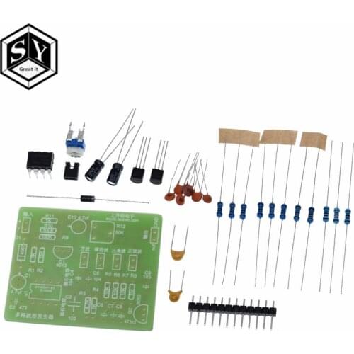 DC6-12V NE555 Pulse Generator Module Sine/Triangle/Square Wave generator multi-channel Waveform Signal Generator DIY Kit