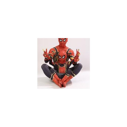 Kids Zipper Bodysuit Onesie Adult Supe Hero Costume MoralHalloween Peter Parker Full Suit Costume