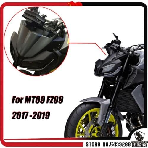 FZ 09 Windscreen Windshield Motorcycle Accessories Protector Front Fender Extension Cover For Yamaha MT-09 MT09 2017 2018 2019
