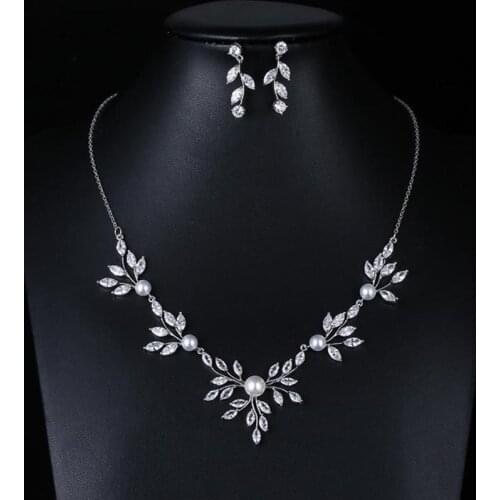 Red Trees Brand High Quality Kundan Jewellery Set For Women Fashion Luxury Necklace And Earrings Wedding Jewelry Set