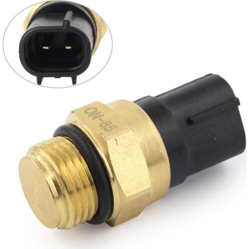 Copper Coolant Temperature Water Temp Gauge Sensor Radiator Fan Switch For Suzuki Kawasaki 17680-33E00