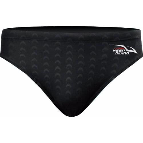 Male Professional Breathable Swim Briefs Quick-dry Swimming Trunks Comfortable Swim Wear Gift