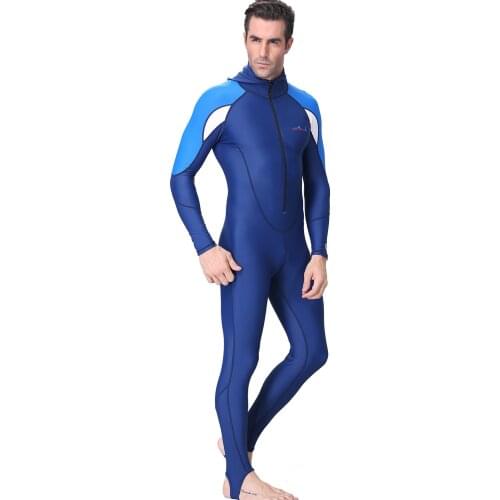 Mens One Piece Neoprene Diving Wetsuit Long Sleeve Elastic Warm Surfing Spearfishing Wet Suits Full Body Rashguard Suit #GH