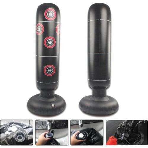 Standing Punching Bag Inflatable Tumbler Fitness Decompression Sandbags For Kids Adults For Taekwondo Training