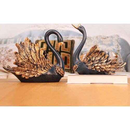 Nordic Swan Accessories Luxury Wedding Decoration Creative Living Room Decoration Gifts Dekoracje Do Domu Christmas Decor AC50HC