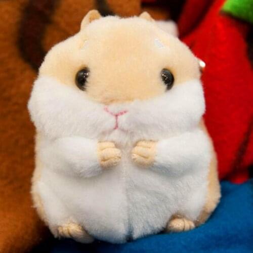 Fashion New 2021 KeyChain Car Cute Plush Hamster Pendant Key Chain Clasp Key Ring Keyring Handbag Key Chains Holder