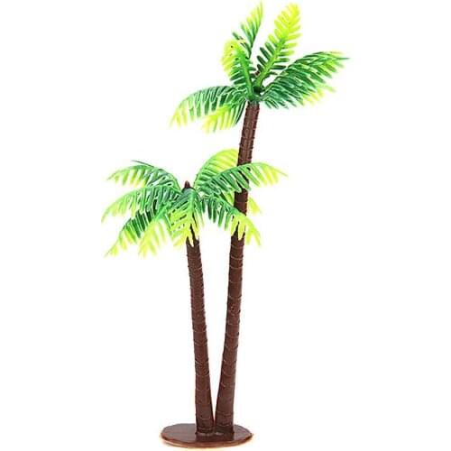 Plastic Artificial Plant Mini Coconut Tree Wedding Party Cake Decorating Tool Simulation Of Green Plan