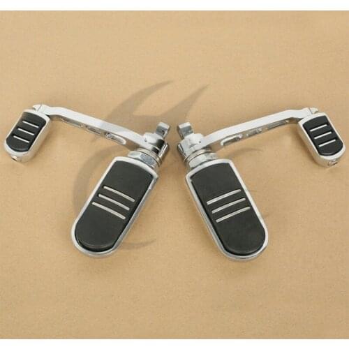 Motorcycle Foot Peg Footrest With Heel Rest For Harley Models FXWG FXST FXLG FXR Sportster XL 883 1200 Iron Softail XL