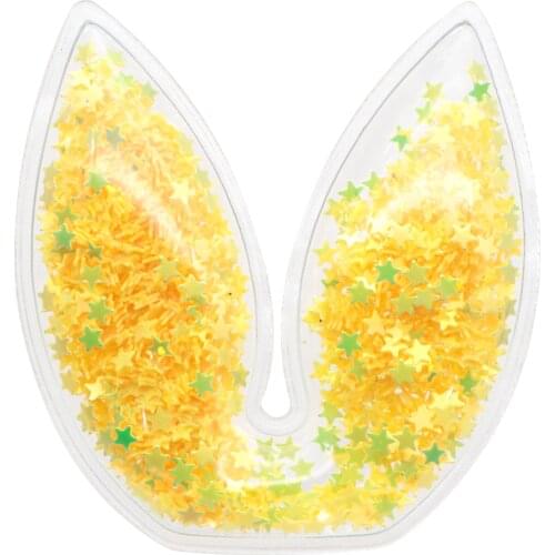 51x53mm/40x25mm Transparent Hair Clip Quicksand Shakers Acrylic Resin DIY Jewelry Making Hair Accessories Hair Bow,10Yc13609