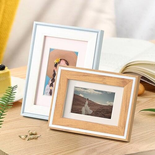 6 7 Inch Oil Color Picture Frame Fine Art Colored Paper Photo Frame Simple Paper Picture Frame Vacant Wall Hanging Picture Frame