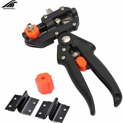 Garden Tools Pruner Chopper Vaccination Cutting Tree Garden Grafting Tool with 2 Blades Plant Shears Scissors Secateurs Dropship