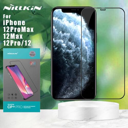 For iPhone 12 Pro Max / 12 Pro / 12 Mini / 12 Glass Nillkin CP+PRO Full Cover Tempered Glass Screen Protector