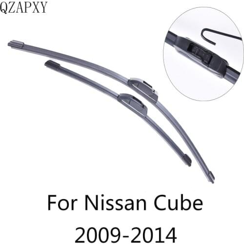 QZAPXY Wipers Blade For Nissan Cube from 2009 2010 2011 2012 2013 2014 Windscreen wiper Wholesale Car Accessories