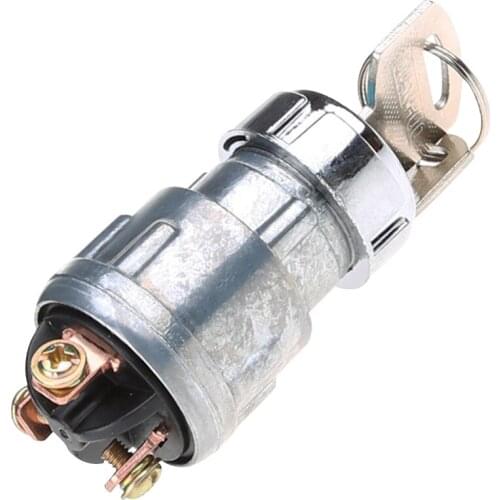 Universal 12V Motorcycle Ignition Starter Key Switch Ignition Lock Cylinder Switch OffIgnition Start Car Motor Replacement Parts