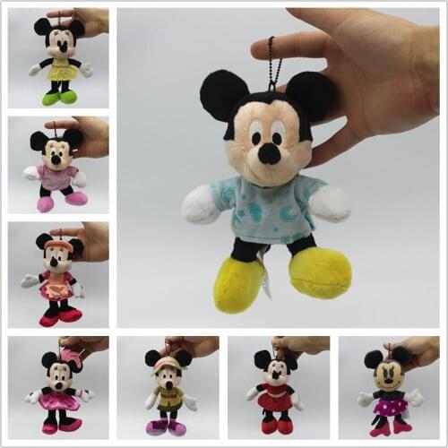 Disney Mickey Minnie High Quality Soft Stuffed Animals Plush Children Gift Toy Doll Pendant