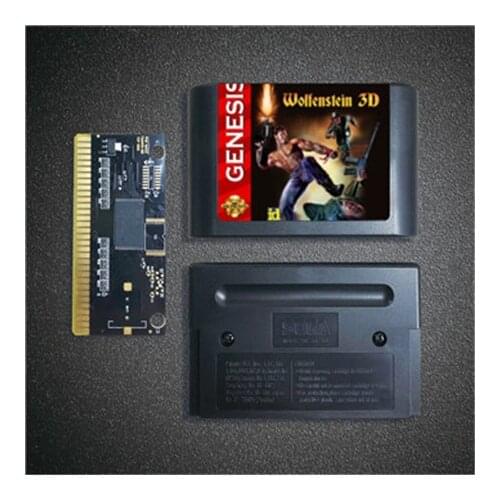 Wolfenstein 3D - 16 Bit MD Game Card for Sega Megadrive Genesis Video Game Console Cartridge