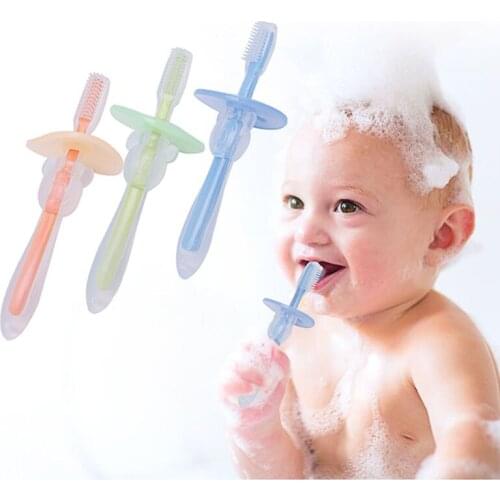 Baby Teethers Baby Soft-bristled Toothbrush for Children teeth Cute Training Toothbrushes baby dental care tooth brush Teether