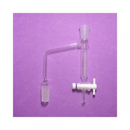 10ml,24/40,Glass Distillation Receiver,Dean Stark Adapter W/PTFE Stopcock